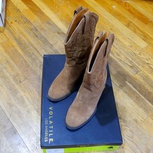 Worn once cowboy boots